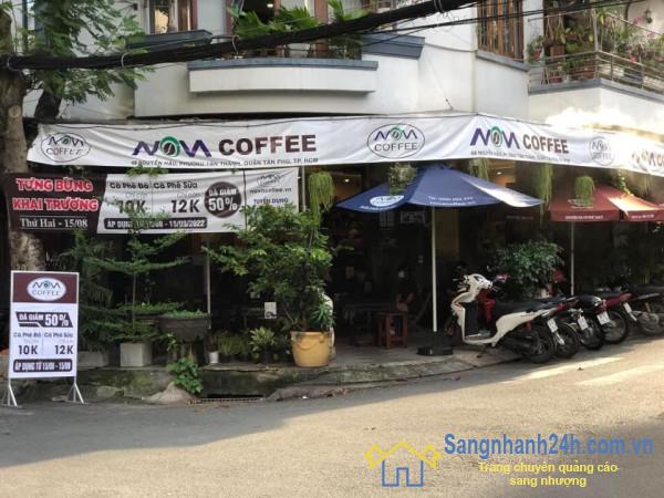 Sang Quán Cafe Ở Trung Tâm Quận Tân Phú.