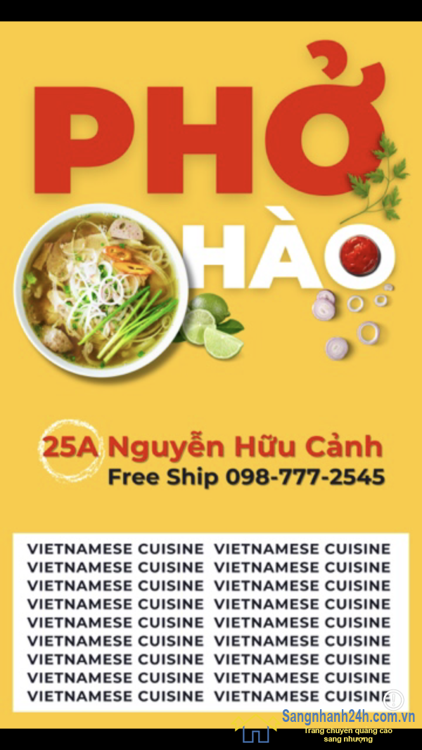 Sang quán phở - hủ tiếu