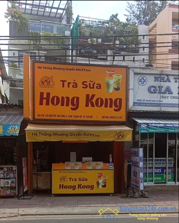 Sang Nhượng Quán Trà Sữa Mang Đi Ở Đường Nguyễn Văn Tăng Quận 9