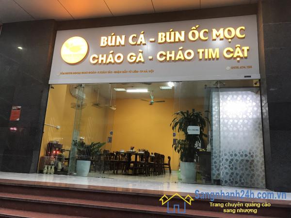 Sang Nhượng Quán Ăn Ở Bắc Từ Liêm - Hà Nội