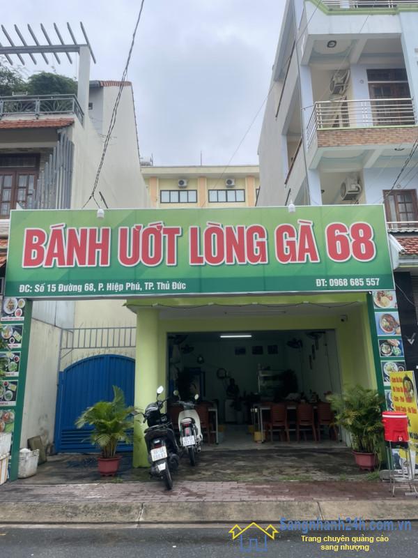 Cần Sang Nhượng Quán Ăn Ở Trung Tâm Quận 9 - Thủ Đức