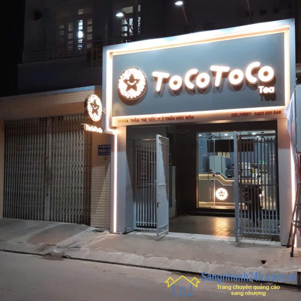 Sang Nhượng Quán Trà Sữa ToCo ToCo Ở Trung Tâm Hóc Môn
