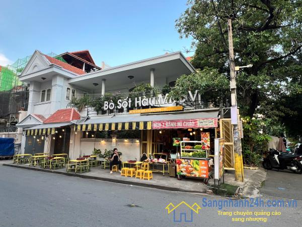 Sang Quán Cafe - Lẩu Nướng Góc 2 Mặt Tiền Nguyễn Gia Trí (D2) Quận Bình Thạnh