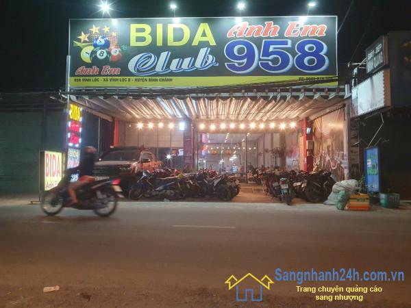 Sang Nhượng Quán Bida Ở Trung Tâm Huyện Bình Chánh