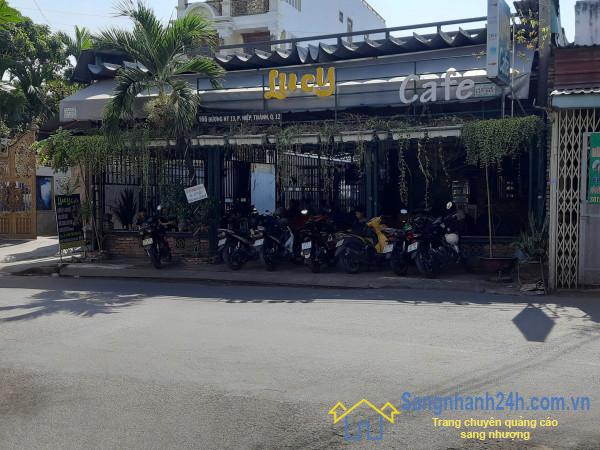 Cần Sang Quán Cafe 2 Mặt Tiền Đường Hiệp Thành 13 Quận 12