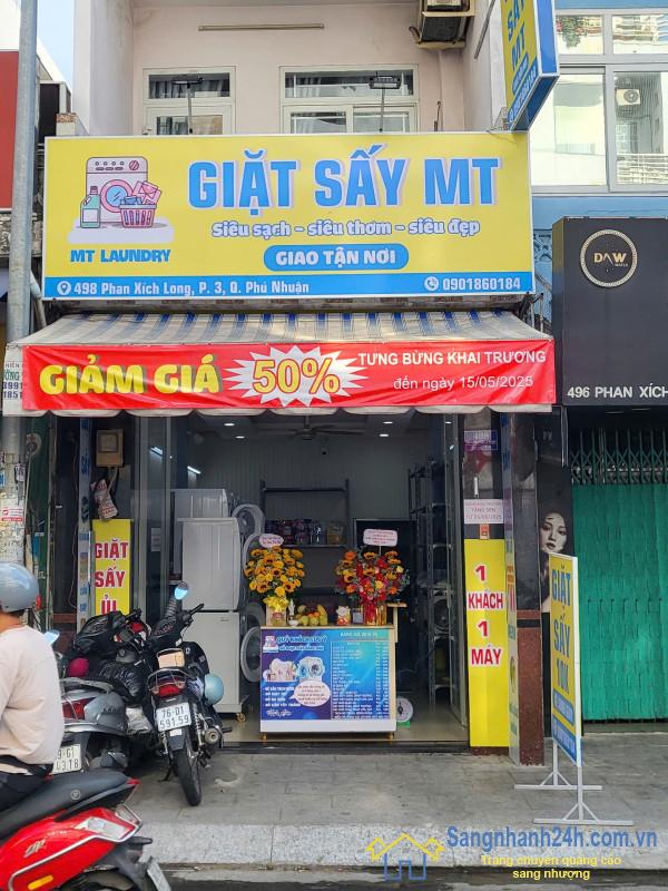 Sang tiệm giặt ủi