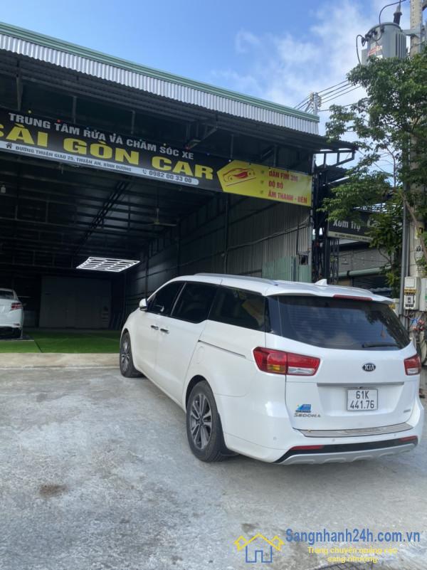 Sang tiệm rửa - sửa xe