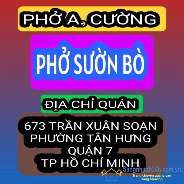 Sang quán phở - hủ tiếu