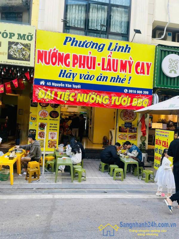 Cần Sang Nhượng Quán Nướng Phủi Lẩu Mỳ Cay Ở Quận Đống Đa Hà Nội