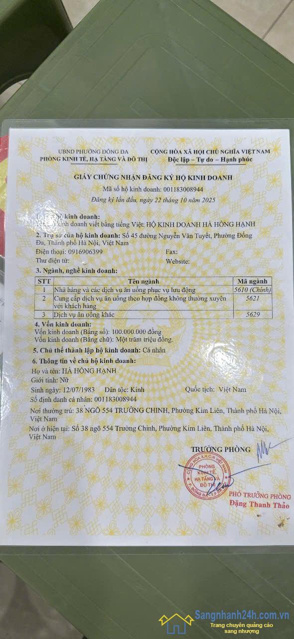 Sang quán ăn - nhậu