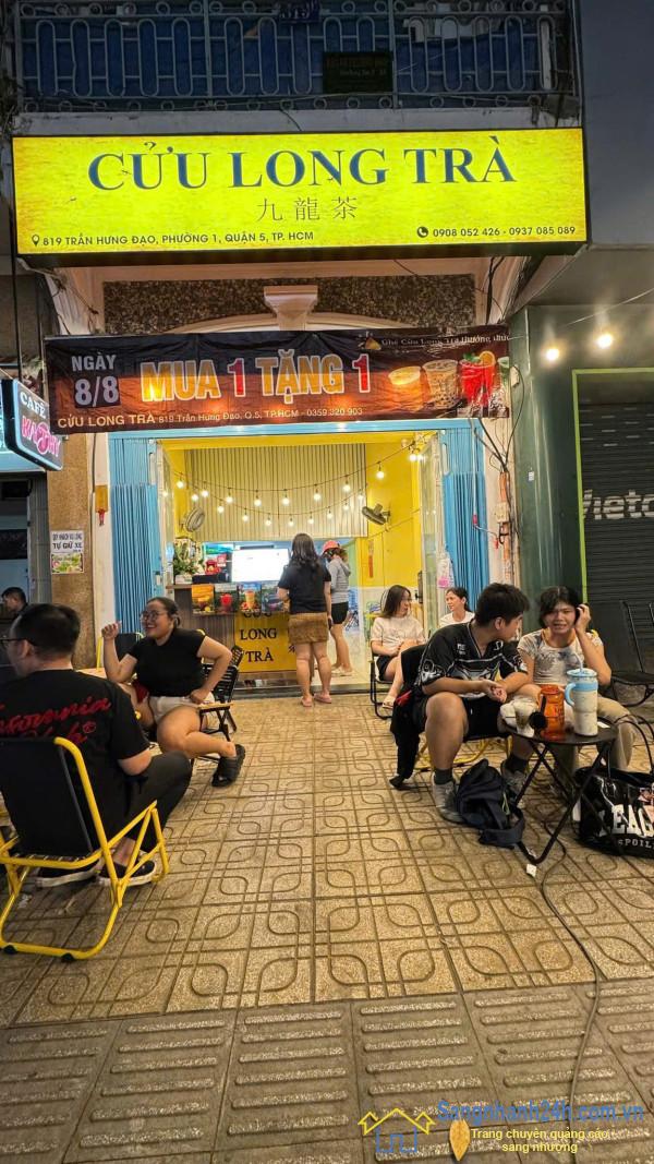 SANG NHƯỢNG TIỆM TRÀ SỮA Ở QUẬN 5