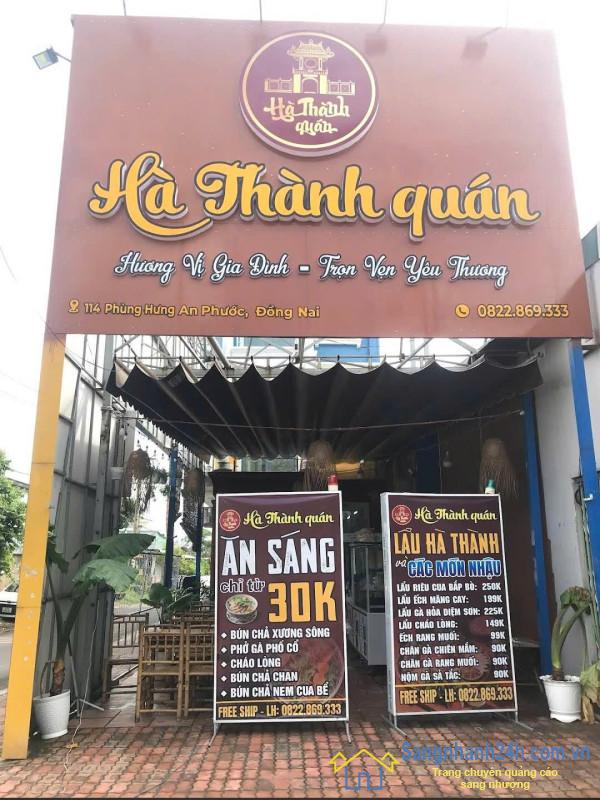 SANG NHƯỢNG GẤP QUÁN ĂN 2 MẶT TIỀN – FULL SETUP BÚN PHỞ + LẨU NHẬU