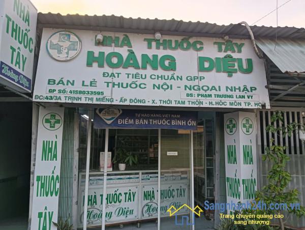 SANG NHƯỢNG NHÀ THUỐC ĐANG HOẠT ĐỘNG ỔN ĐỊNH – VÀO LÀ KINH DOANH NGAY 