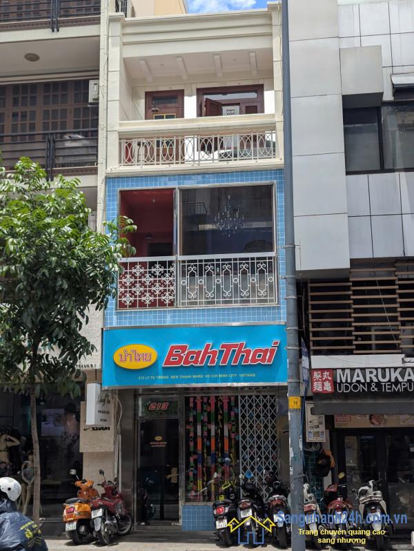 SANG NHƯỢNG NHÀ HÀNG MẶT TIỀN TRUNG TÂM QUẬN 1