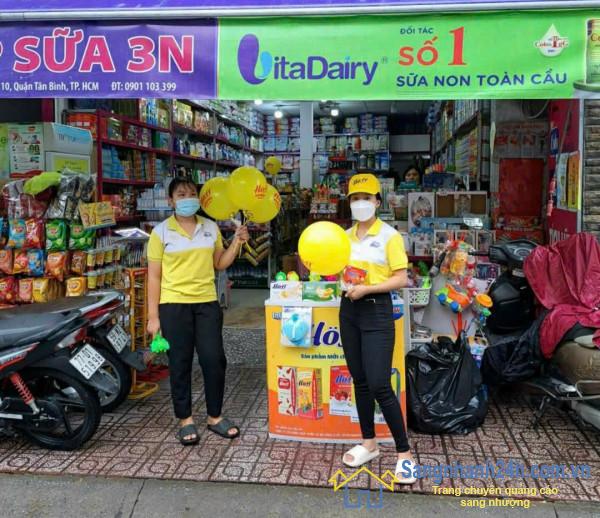 Sang tiệm tạp hóa - sữa