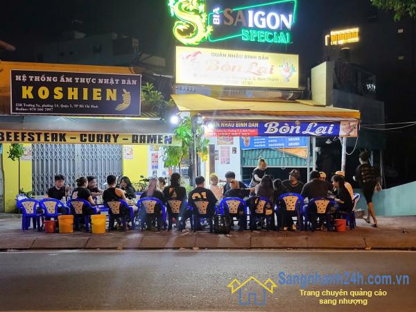 SANG NHƯỢNG QUÁN ĐẸP – MẶT TIỀN TRƯỜNG SA, BÌNH THẠNH | GIÁ SANG 150 TRIỆU