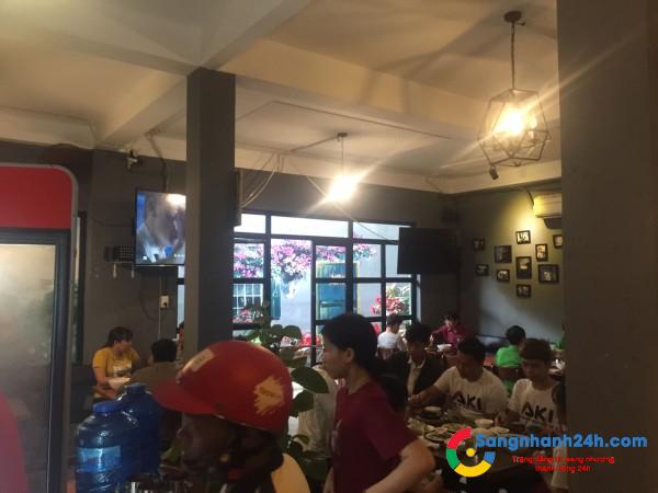 Sang gấp quán cafe cơm văn phòng kết hợp ngay trung tâm quận Gò Vấp.